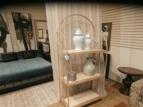 Metal/Stone Etagere