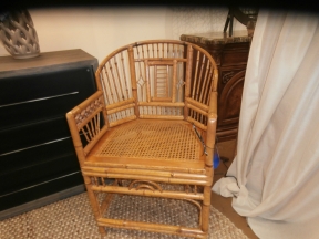 Pavilion Style Rattan/Bamboo Chair