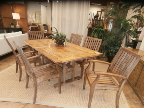 Pleasant Bay Teak Table/6Chairs