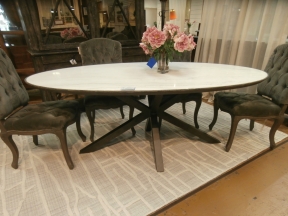 Arhaus Marble Dining Table