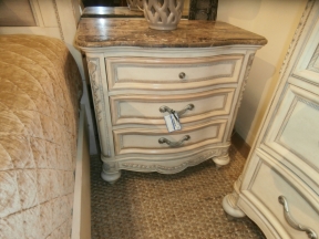 Stone Top  Nightstand