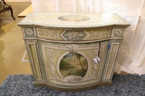 Tropical Painted Cabinet