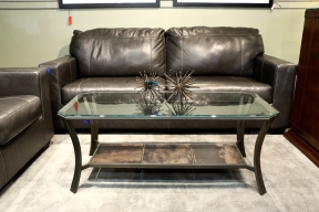 RTG Allie Glass Top Coffee Table