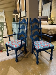 PAIR Painted Vintage Chairs
