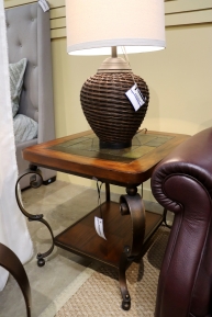 RTG Wood Slate End Table