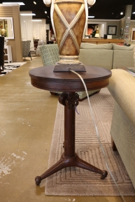 Wood Top/Iron Base Table