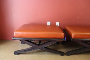 Vanguard Leather Bench