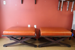 Vanguard Leather Bench