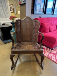 Cane/Wood Rocking Chair