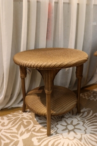 Lloyd Flanders Wicker Table