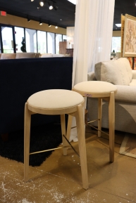 (2) Stanton Nubuck Stools