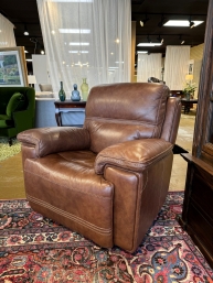 Flexsteel Leather Glider Power Recliner