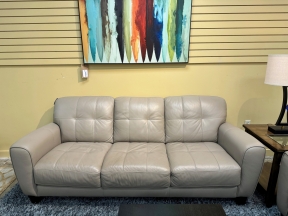 Macys Violino Leather Sofa