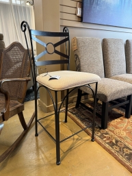 PAIR Metal Barstools