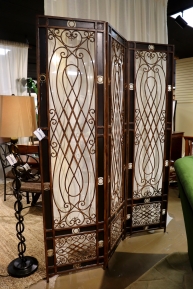 Ornate 3 Panel Screen