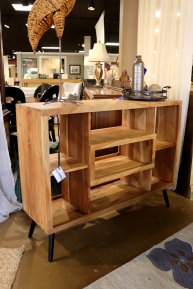 Rustic Open Media Console