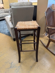 PAIR Rush Seat Stools