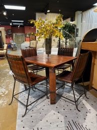 Rustic Table W/4 Chairs