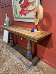 Custom Wood Console Table