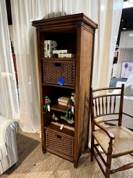 Palm Springs Rattan Bookcase