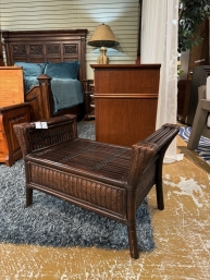 Pier 1 Rattan Bench