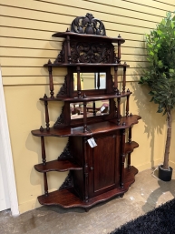 Vintage Wood Etagere