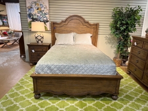 Ashley Rustic Panel Queen Bed