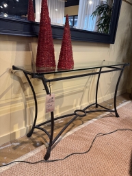 Hammary Sutton Glass Sofa Table