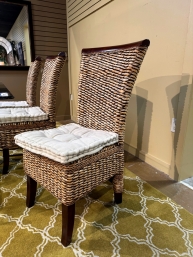 S/6 Woven Dining Chairs