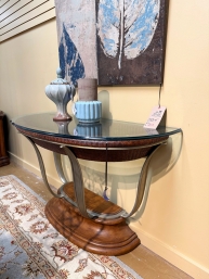 Glass Top Sofa Table