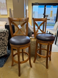 American Woodcrafters Swivel Barstools