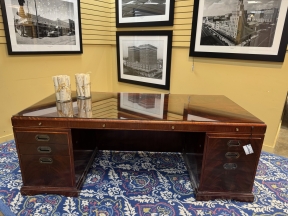 Glass Top Executive Desk