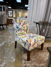 Tropical Bird Slipper Chair