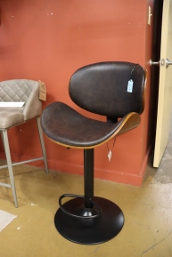 (2) Adjustable Swivel Barstools