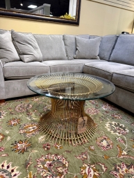 Powell Glass Top Coffee Table