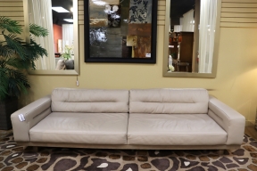 Restoration Hardware Durrell Leather Sofa