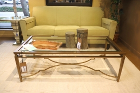 Havertys Amani Glass Coffee Table