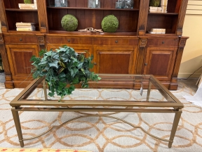 Havertys Amani Glass Coffee Table