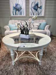 Bassett Sanibel Gls Top Coffee Table