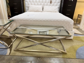 Ashley Glass Top Coffee Table