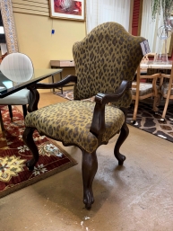 Animal Print Arm Chair