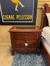 Ashley Marble Top Nightstand