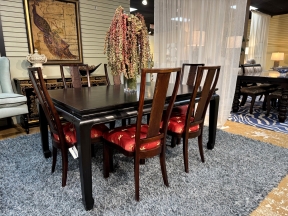 Hickory Table W/6 Chairs+Lfs