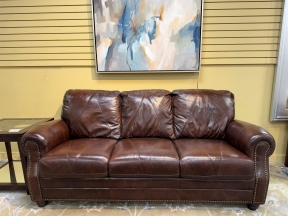 Luke Solomon Leather Sofa