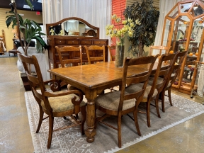 Table+8 Henredon Chairs+Lf