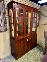 Ethan Allen 2 Pc China Cabinet