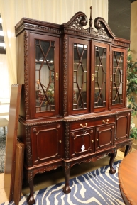 2 Pc China Cabinet W/Keys