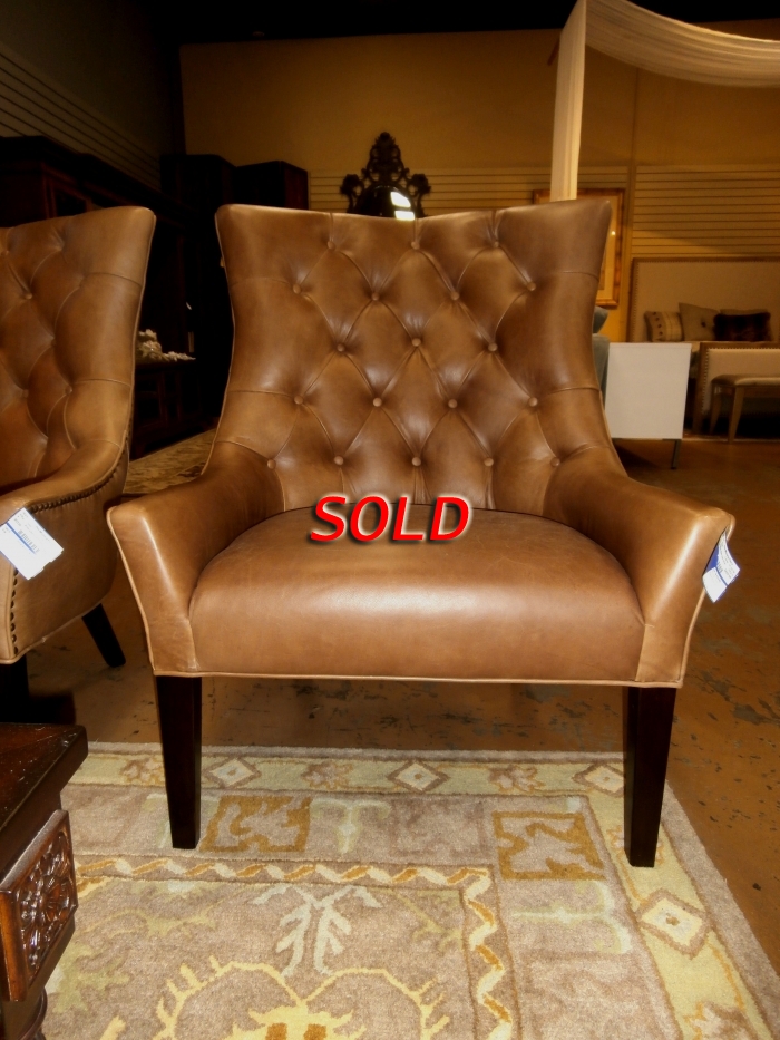 Leather chairs pottery discount barn