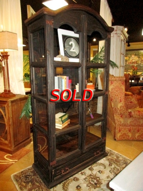 Antique Vitrina Cabinet