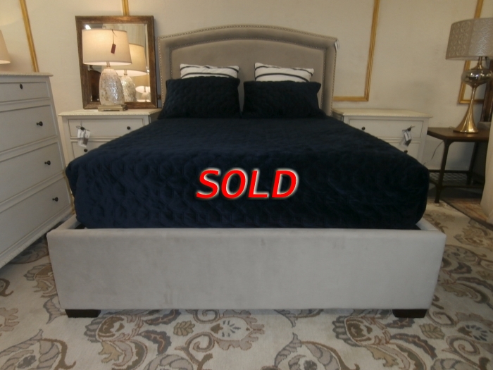 Upholstered Nailhead Bed